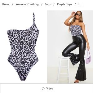 Pretty little thing lilac bodysuit